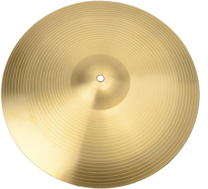 MOSLOM Professional 14" Copper Alloy Ride Cymbal for Drum Set Golden (14") - Image 4